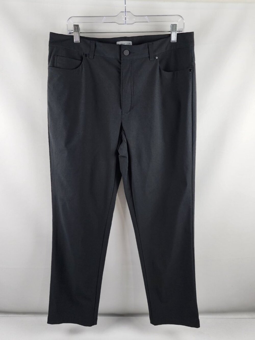 VRST Pants Mens 35x28 Black Commuter Chino Straight Leg Pants
